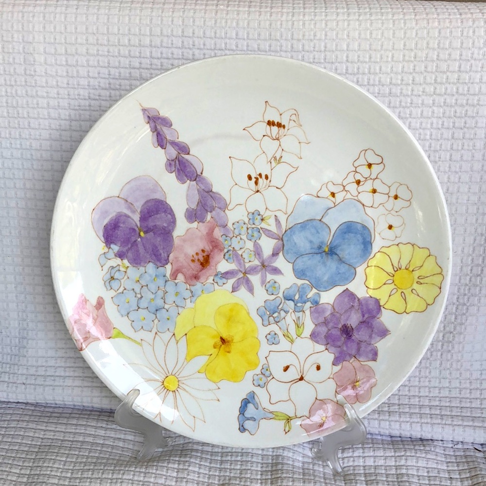 Ernestine Salerno Hand Painted 12” Platter
